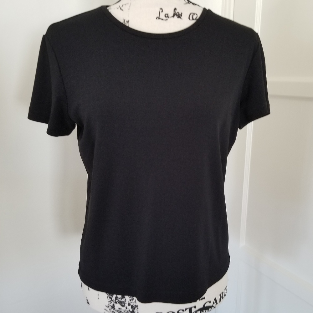 Banana Republic Black Short Sleeve Top